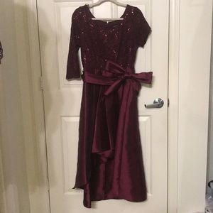 Formal Burgundy Dress